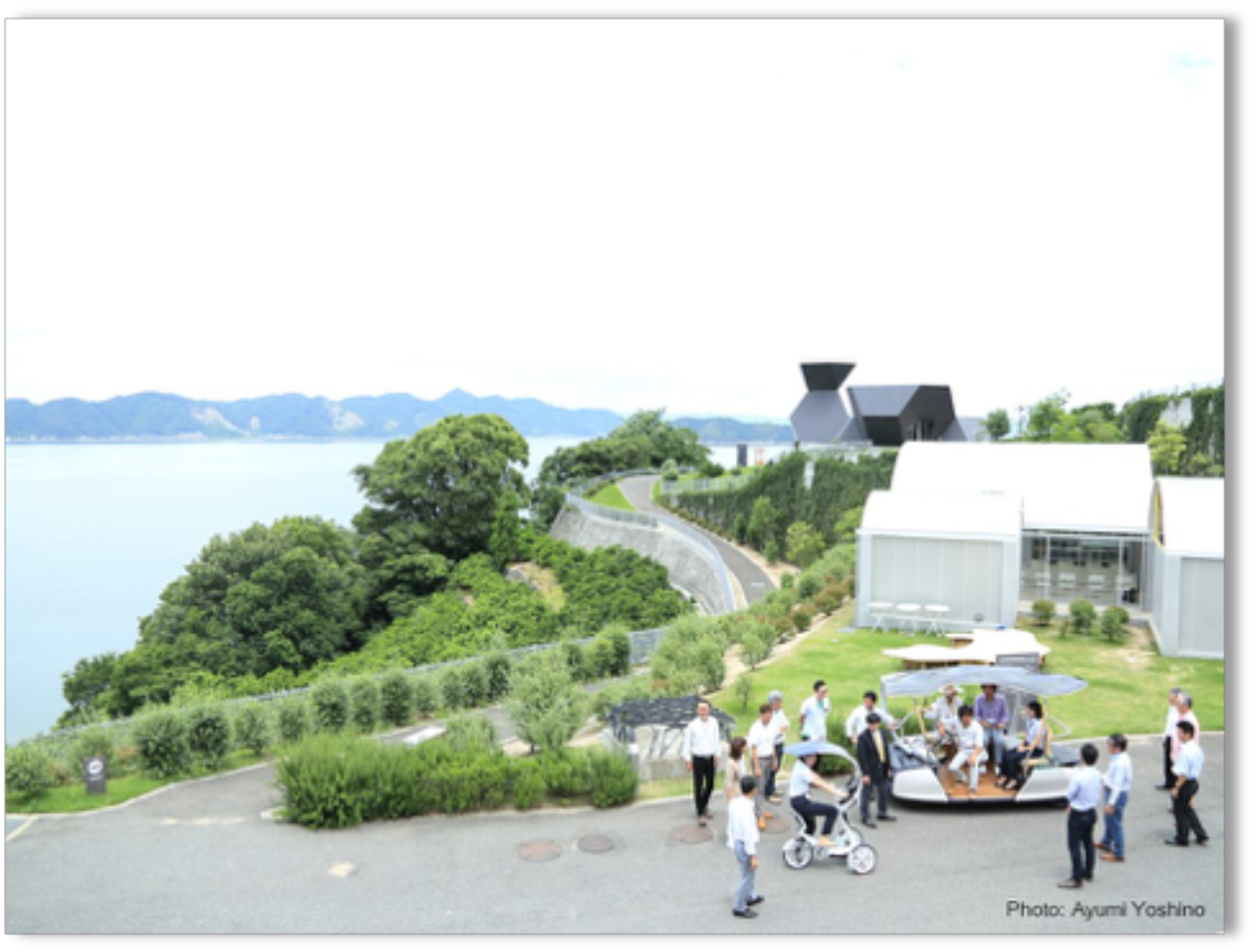 「美しい大三島を元気にするために」スライドより (Photo : Ayumi Yoshino)